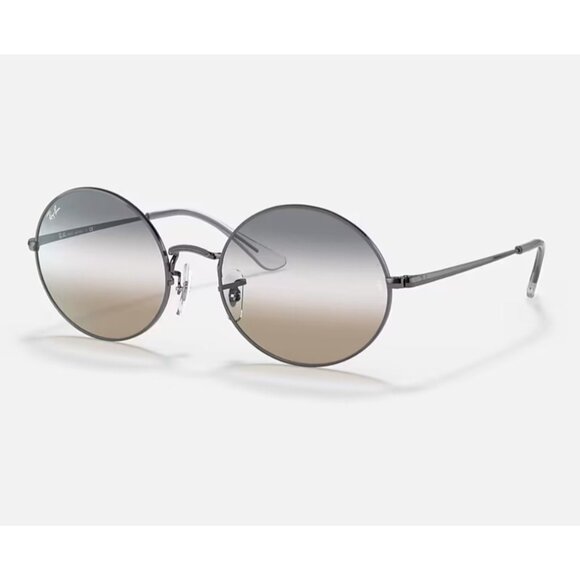 RAY-BAN OVAL 1970 BI-GRADIENT gunmetal GREY/ BROWN SUNGLASSES main image 7